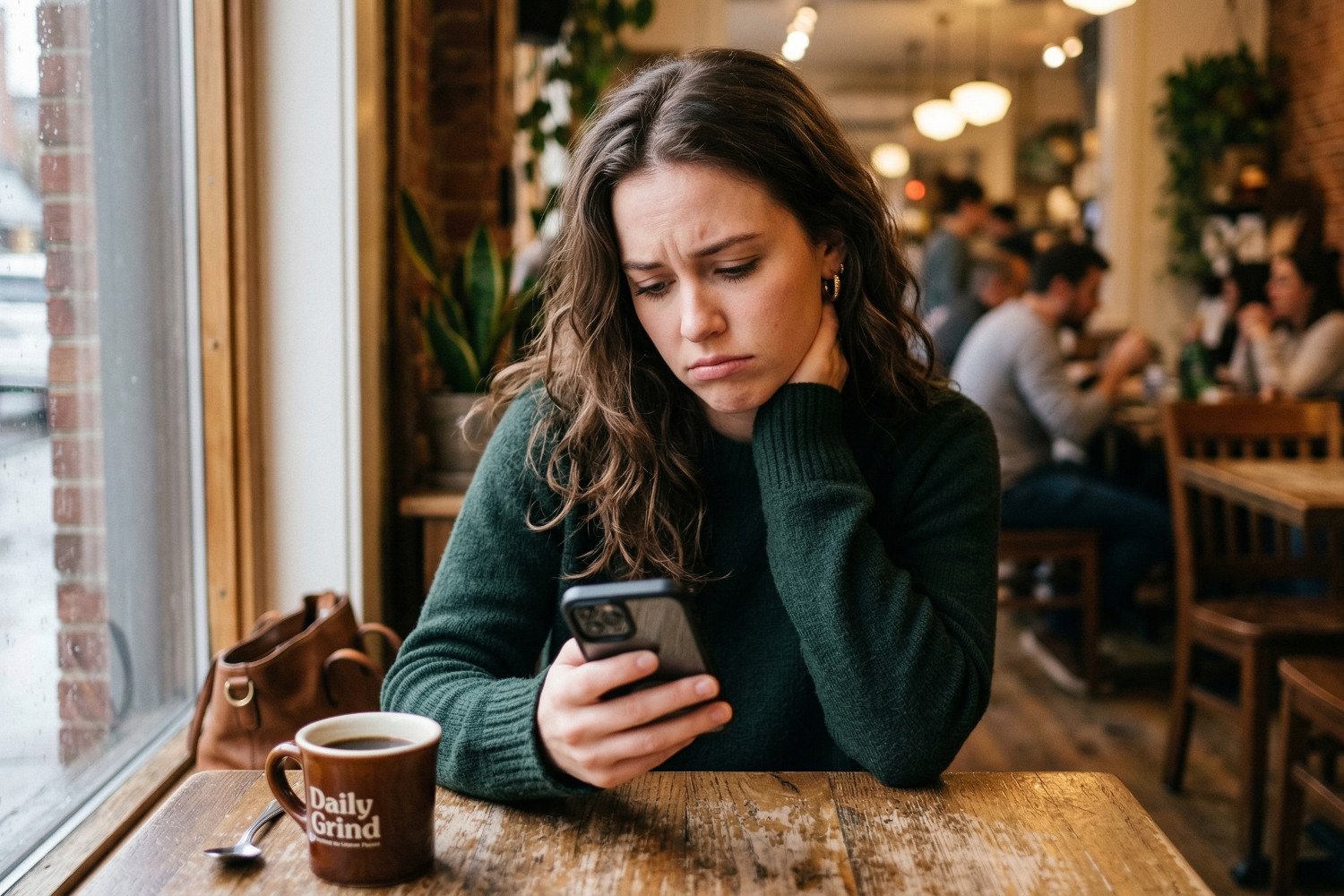 Woman feeling disappointed