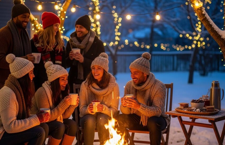 Outdoor Winter Party