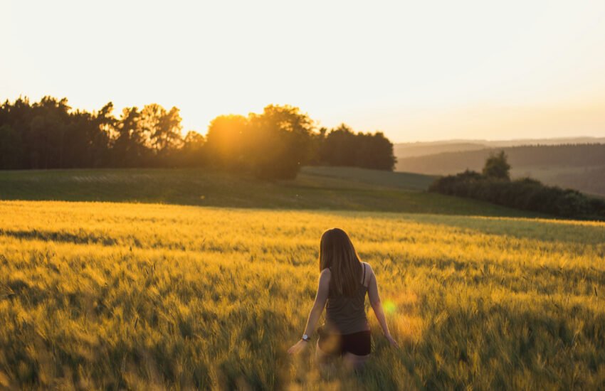 Girl in the field